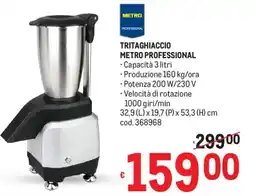 Metro Tritaghiaccio METRO PROFESSIONAL offerta