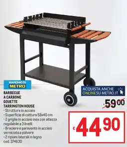 Metro Barbecue a carbone gouette tarrington house offerta