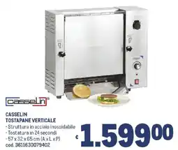 Metro Casselin tostapane verticale offerta