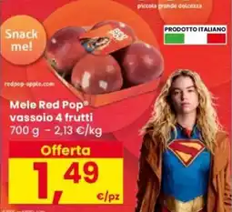 Despar Mele Red Pop vassoio 4 frutti offerta