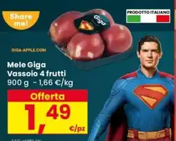 Despar Mele Giga Vassoio 4 frutti offerta
