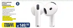 Esselunga APPLE AIRPODS QUARTA GENERAZIONE offerta