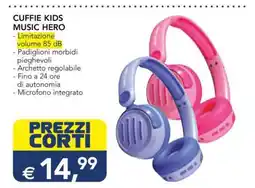 Esselunga CUFFIE KIDS MUSIC HERO offerta