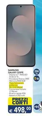 Esselunga Samsung Galaxy S25FE offerta