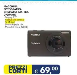 Esselunga MACCHINA FOTOGRAFICA COMPATTA YASHICA DIGIMATE offerta
