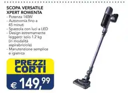 Esselunga SCOPA VERSATILE XPERT ROWENTA offerta