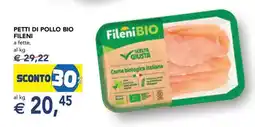 Esselunga Petti di Pollo Bio Fileni offerta