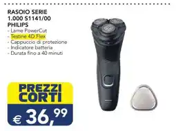 Esselunga RASOIO SERIE 1.000 S1141/00 PHILIPS offerta
