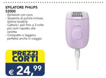 Esselunga EPILATORE PHILIPS S2000 offerta
