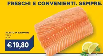 Esselunga Filetto di Salmone offerta