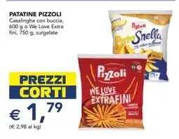Esselunga PATATINE PIZZOLI offerta