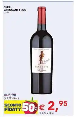 Esselunga SYRAH ARROGANT FROG offerta