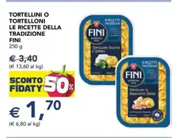 Esselunga TORTELLINI O TORTELLONI LE RICETTE DELLA TRADIZIONE FINI offerta