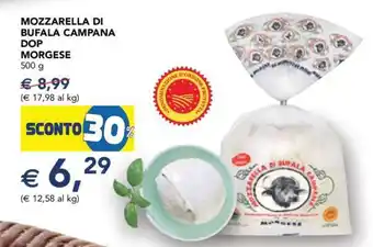 Esselunga MOZZARELLA DI BUFALA CAMPANA DOP MORGESE offerta