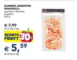 Esselunga Gamberi Argentini Panapesca offerta