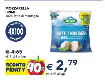 Esselunga MOZZARELLA BRIMI offerta