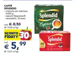 Esselunga CAFFÈ SPLENDID offerta