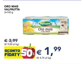 Esselunga ORO MAIS VALFRUTTA offerta