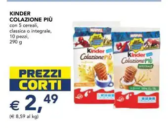 Esselunga KINDER COLAZIONE PIÙ offerta