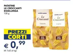 Esselunga PATATINE LE CROCCANTI ESSELUNGA offerta