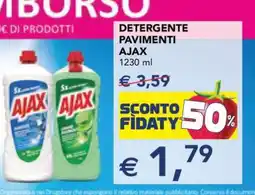 Esselunga Detergente pavimenti Ajax offerta