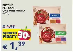 Esselunga BUSTINE PER CANI ONE MINI PURINA offerta