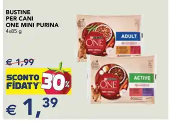 Esselunga BUSTINE PER CANI ONE MINI PURINA offerta