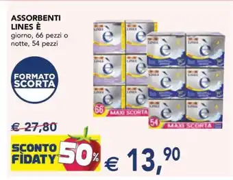 Esselunga ASSORBENTI LINES È offerta