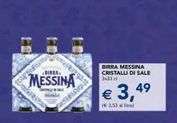 Esselunga Birra Messina Cristalli di Sale offerta