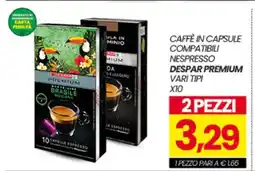 Eurospar CAFFÈ IN CAPSULE COMPATIBILI NESPRESSO offerta