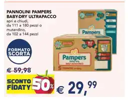 Esselunga PANNOLINI PAMPERS BABY-DRY ULTRAPACCO offerta