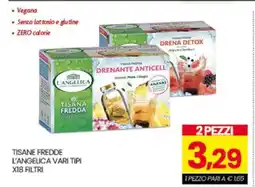 Eurospar TISANE FREDDE L'ANGELICA VARI TIPI offerta