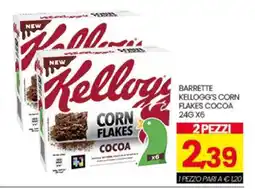 Eurospar BARRETTE KELLOGG'S CORN FLAKES COCOA offerta