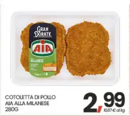 Eurospar Cotoletta di pollo offerta