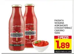 Eurospar PASSATA SICILIANA AGROMONTE CON DATTERINO/CILIEGINO offerta