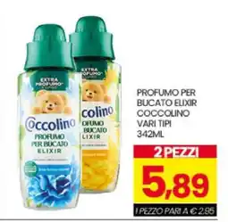 Eurospar Profumo per Bucato Elixir Coccolino offerta