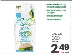 Eurospar ACQUA DI COCCO OCOCO offerta