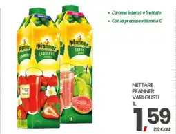 Eurospar NETTARE PFANNER VARI GUSTI offerta