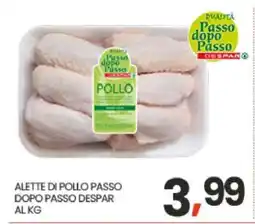 Eurospar ALETTE DI POLLO PASSO DOPO PASSO DESPAR offerta