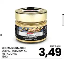 Eurospar CREMA SPALMABILE DESPAR PREMIUM AL PISTACCHIO offerta