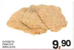 Eurospar COTOLETTA PANATA DI SUINO AL KG offerta