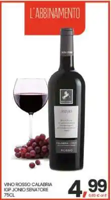 Eurospar VINO ROSSO CALABRIA IGP JONIO SENATORE offerta
