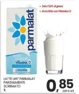 Eurospar LATTE UHT PARMALAT PARZIALMENTE SCREMATO 1L offerta