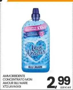 Eurospar AMMORBIDENTE CONCENTRATO MON AMOUR BLU MARE X72 LAVAGGI offerta