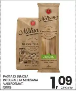 Eurospar PASTA DI SEMOLA INTEGRALE LA MOLISANA offerta