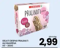 Eurospar GELATI DESPAR PRALINATI ALL'AMARENA offerta