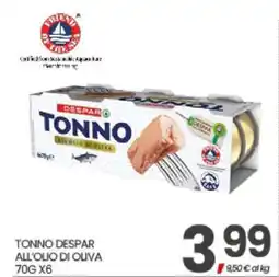 Eurospar TONNO DESPAR ALL'OLIO DI OLIVA offerta