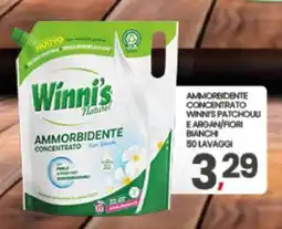 Eurospar AMMORBIDENTE CONCENTRATO WINNI'S PATCHOULI E ARGAN/FIORI BIANCHI offerta