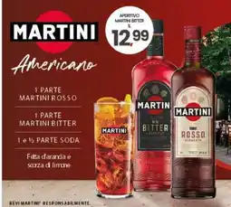 Eurospar APERITIVO MARTINI BITTER 1L offerta
