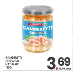 Eurospar GAMBERETTI DESPAR AL NATURALE 130G offerta